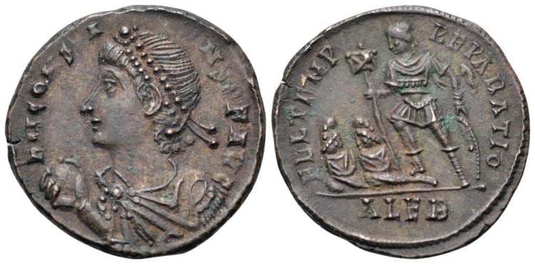 Alexandria RIC VIII 56, B Constans AE3