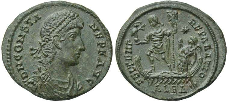 Alexandria RIC VIII 53 Constans AE2