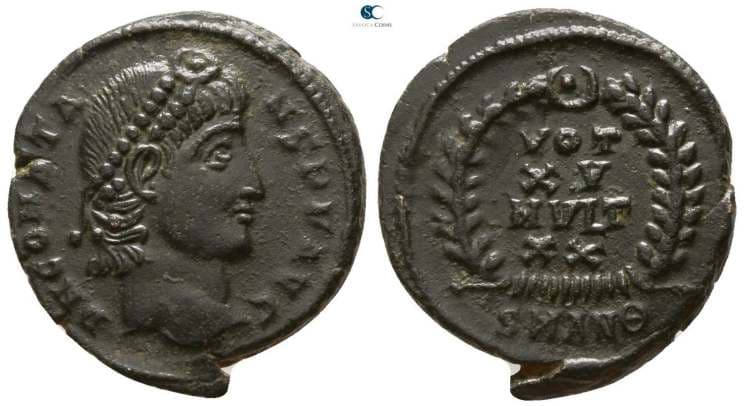 Antioch RIC VIII 116, Q Constans, AE4 of Antioch