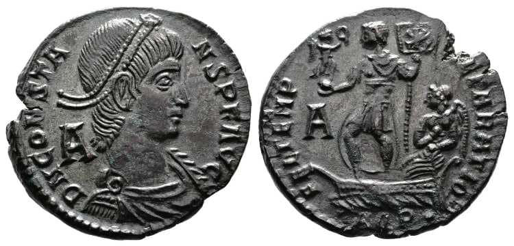 Aquileia RIC VIII 117 Constans, AE3 of Aquileia