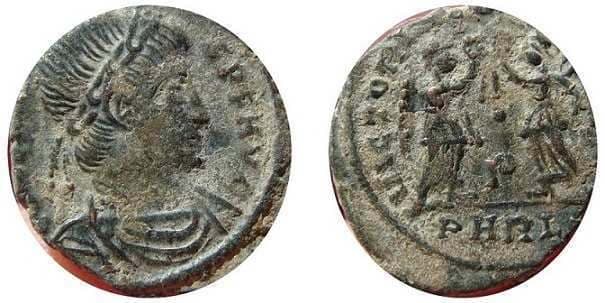 Arles RIC VIII 87 ADD Constans AE4 of Arles