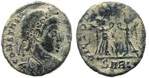 Arles RIC VIII 97 Constans, AE4, Arles