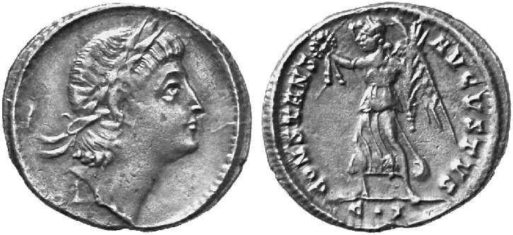 Constantinople RIC VIII 19var Constans, AR Siliqua