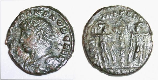 Constantinople RIC VII 140 Constans, AE4, Constantinople