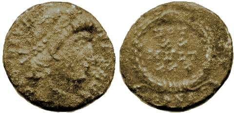Constantinople RIC VII 70 Constans AE3