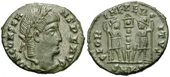 Cyzicus RIC VIII 18 Constans AE3