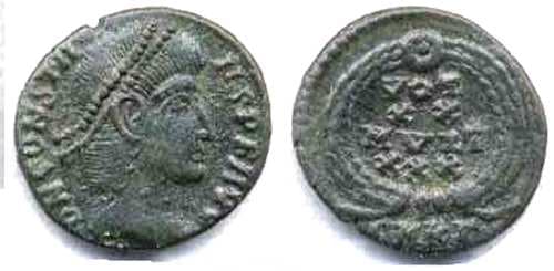 Cyzicus RIC VIII 51 Constans AE3