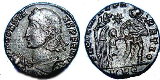 Heraclea RIC VIII 76 Constans AE3