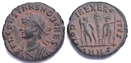 Nicomedia RIC VII 202 Constans AE3