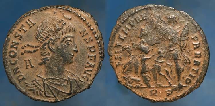 Rome RH-C1101 RIC - Constans II, AE24