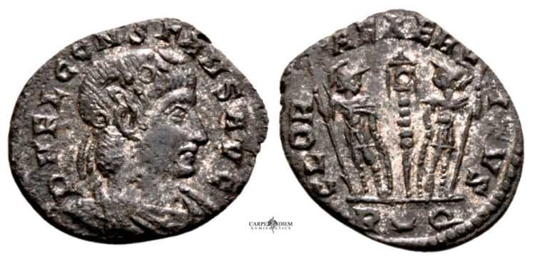 Rome RIC VIII 49, Q Constans, AE follis, Rome, AD 346-348