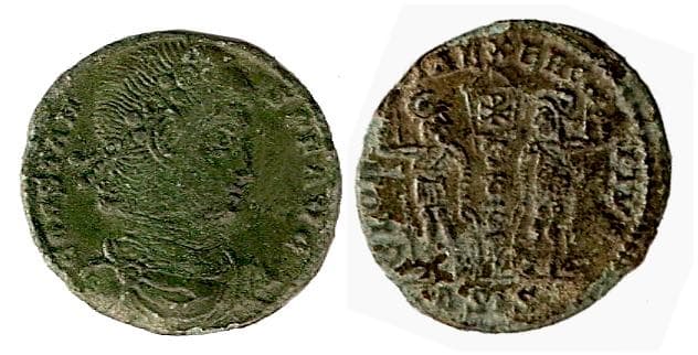 Siscia RIC VIII 87 Constans AE4, Siscia, 346-348 AD