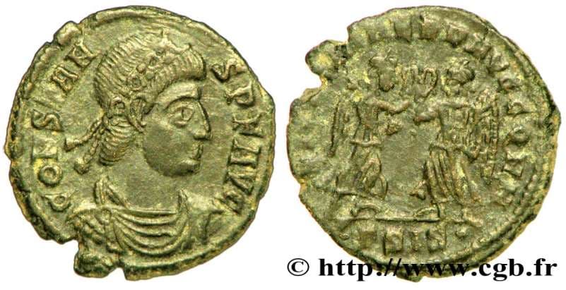 Siscia RIC VIII 185, Γ Constans, AE follis, Siscia
