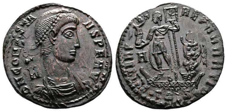 Siscia RIC VIII, 252 Constans, AE3 of Siscia
