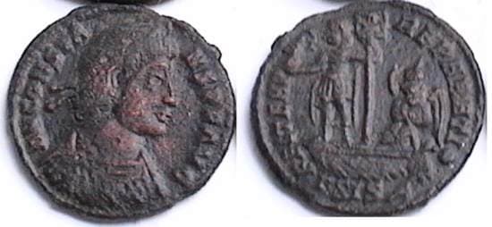 Siscia RIC VIII 199 Constans AE2 24mm