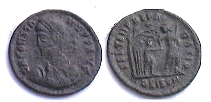 Siscia RIC VIII 218 Constans AE3