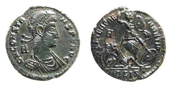 Siscia RIC VIII 254 Constans AE3