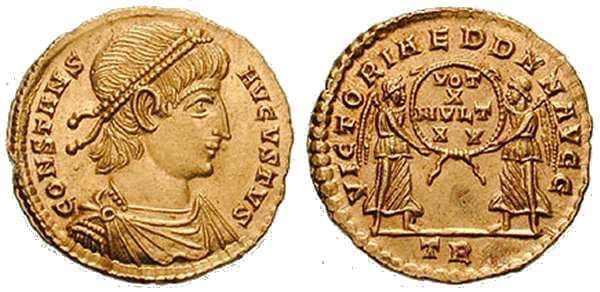 Trier RIC VIII 135 Constans AV Solidus