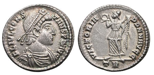 Trier RIC VIII 176 Constans AR Siliqua