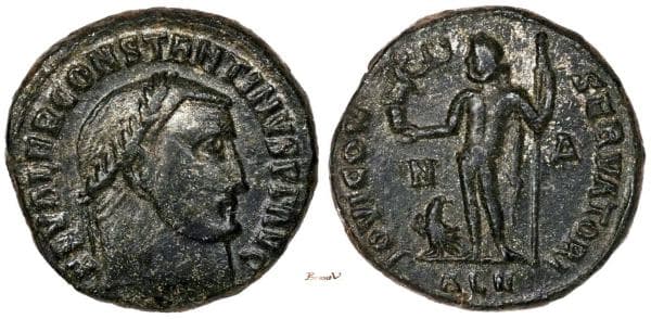 Alexandria RIC VII 6 Constantine I, AE Follis, Alexandria, 314-315 AD