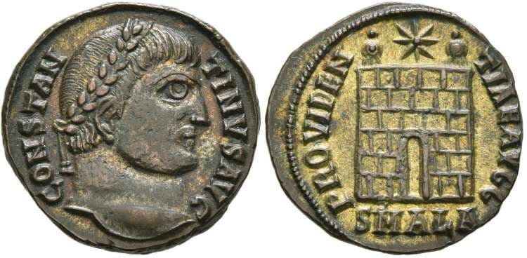 Alexandria RIC VII 34, A Constantine AE follis