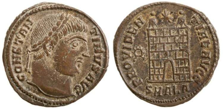 Alexandria RIC VII 41 Constantine AE follis