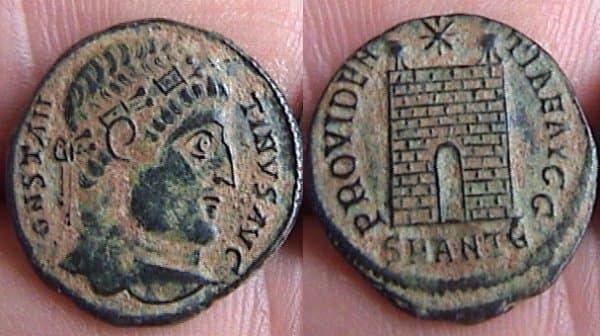 Antioch RIC VII 78,E Constantine I AE follis