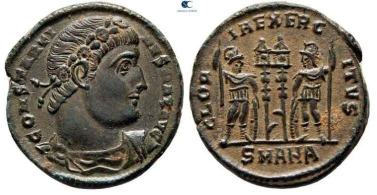 Antioch RIC VII 86,A Constantine I AE follis