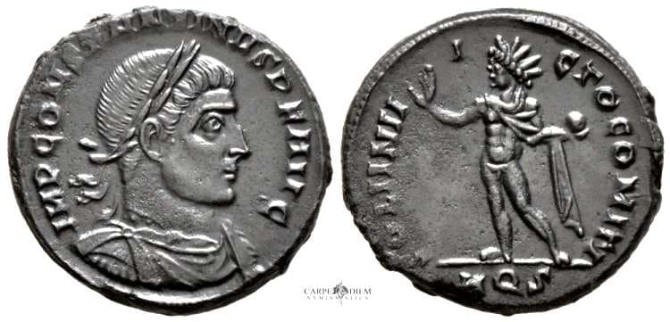 Aquileia RIC VII 4, S Constantine I, AE Follis, Aquileia