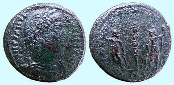 Aquileia RIC VII 139 Constantine, Aquileia, AE follis