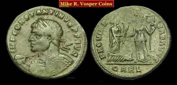 Arles RIC VII 30, Q Constantine I