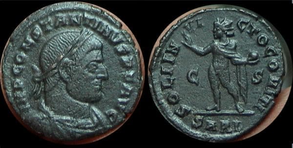 Arles RIC VII 145, S Constantine I, Arles, AE Follis