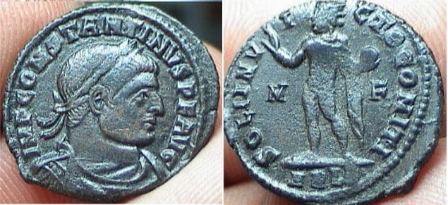 Arles RIC VII 100 Constantine I AE Follis