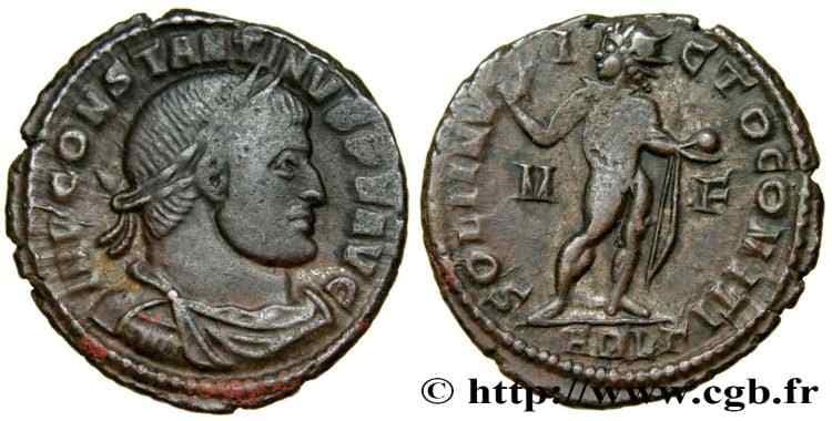 Arles RIC VII 102,Γ Constantine AE follis, Arles