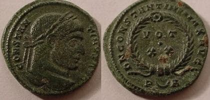 Arles RIC VII 233 Constantine AE follis