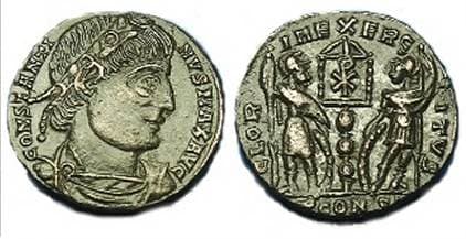 Arles RIC VII 394 Constantine I AE follis