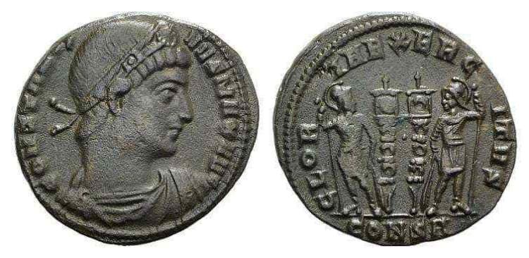 Constantinople RIC VII 59, A Constantine I, AE follis of Constantinople