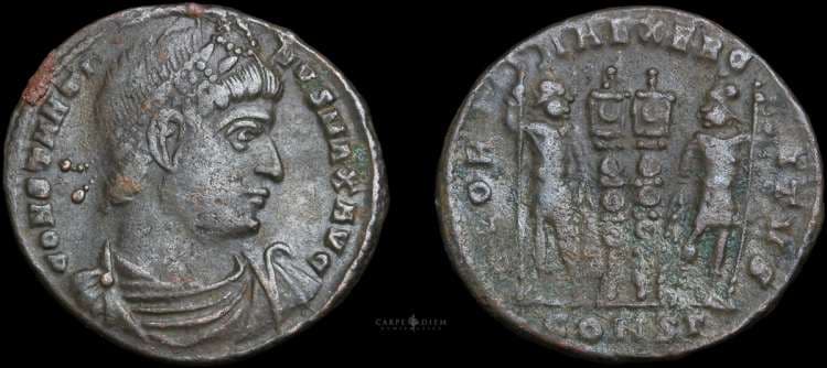 Constantinople RIC VII 59, Γ Constantine I, AE follis of Constantinople