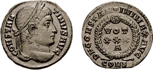 Constantinople RIC VII - Constantine I AE Follis
