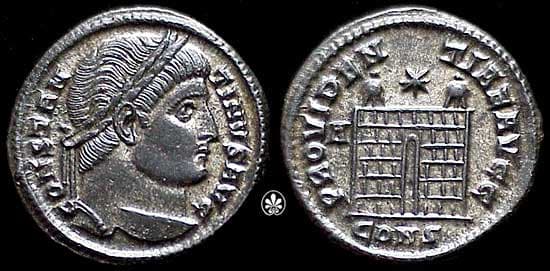 Constantinople RIC VII 7 Type 1 Constantine I AE Follis