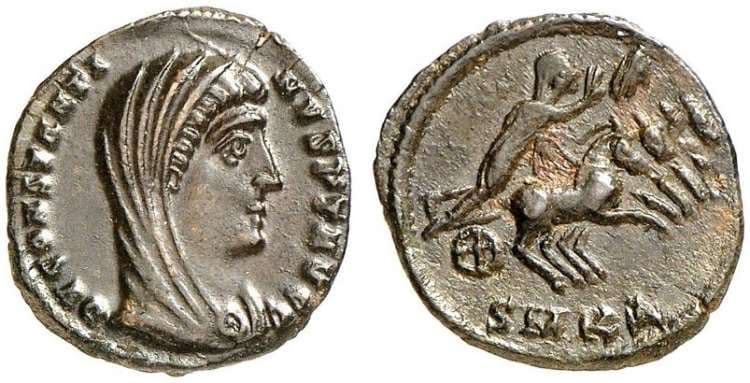 Cyzicus Constantine, AE4, posthumous issue