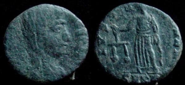 Cyzicus RIC VIII 35 Constantine, posthumous, AE4, Cyzicus, 341-346 AD