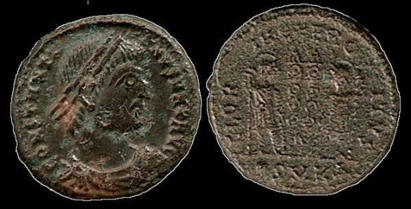 Cyzicus RIC VII 95, D Constantine I, AE follis, Cyzicus
