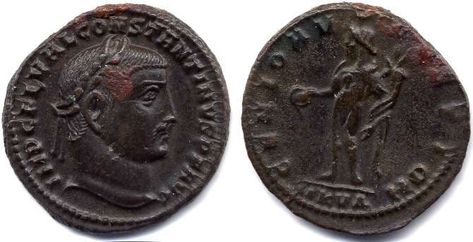 Cyzicus RIC VI 77b Constantine AE2 23mm Follis