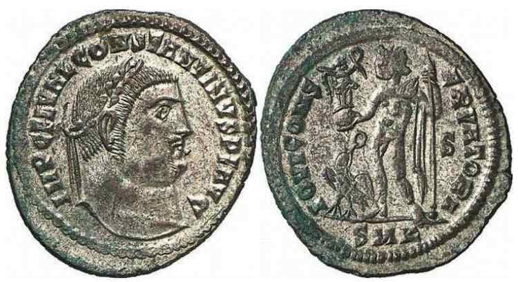 Cyzicus RIC VII 3,S Constantine I AE follis Follis