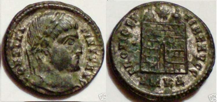 Cyzicus RIC VII 24, A Constantine AE follis