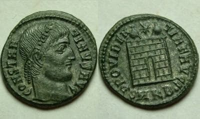 Cyzicus RIC VII 55 Constantine I AE follis