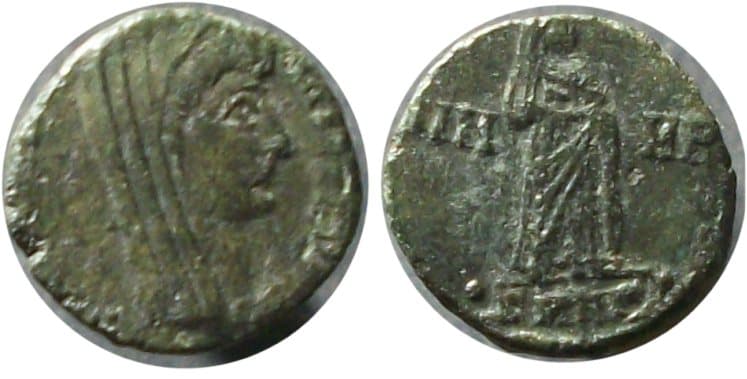 Heraclea RIC VIII 58 Constantine I, AE4, Heraclea, 347-348 AD