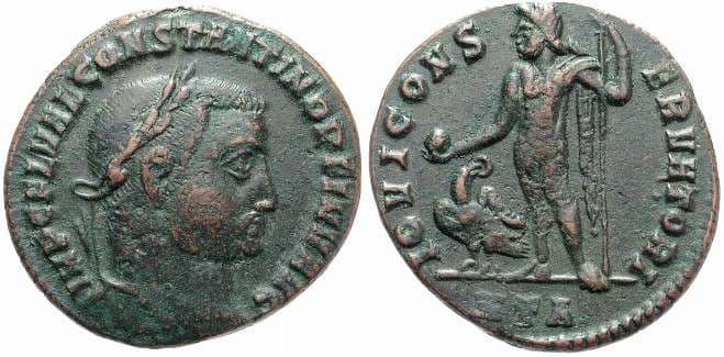Heraclea RIC VI 64cf Constantine AE follis