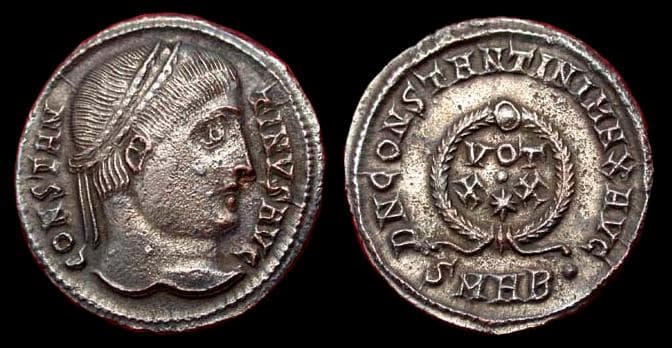 Heraclea RIC VII 64,B Constantine I AE follis